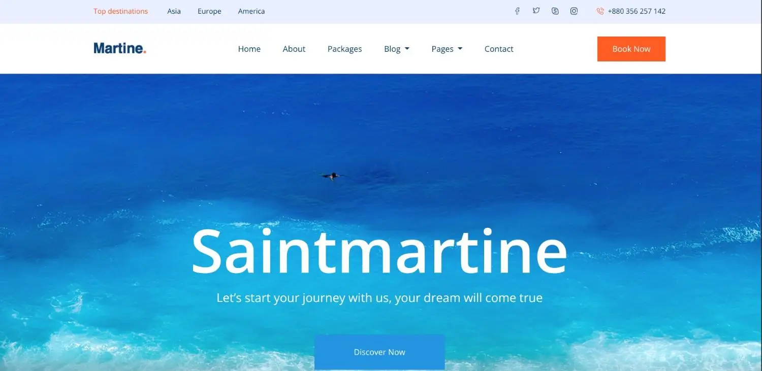 Preview template Saintmartine Tour